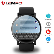 LEMFO LEM X 4G Smart Watch Android 7.1 With 8MP Camera GPS 2.03 inch Screen 900Mah Battery Sport Business Strap For Men