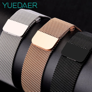 Metal Milanese Loop Band for Xiaomi Huami AMAZFIT Bip strap 20MM 22MM wrist band belt for Samsung Gear S3 Classic Frontier Strap