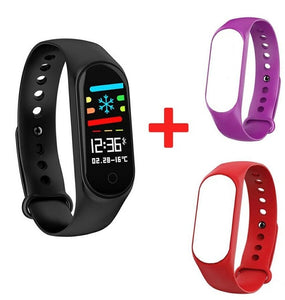 M3S Fitness Bracelet Blood Pressure Heart Rate Monitor Smart Band Fitness Tracker Pedometer Wristband Smart Bracelet Smartwatch.