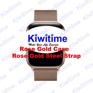 KIWITIME IWO 8 PLUS 44mm Watch 4 Heart Rate Smart Watch case for apple iPhone Android phone IWO 5 6 upgrade NOT apple watch