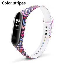 BOORUI mi band 3 strap Comfortable Colorful mi band strap with varied flowers printing for xiaomi miband 3 smart bracelets